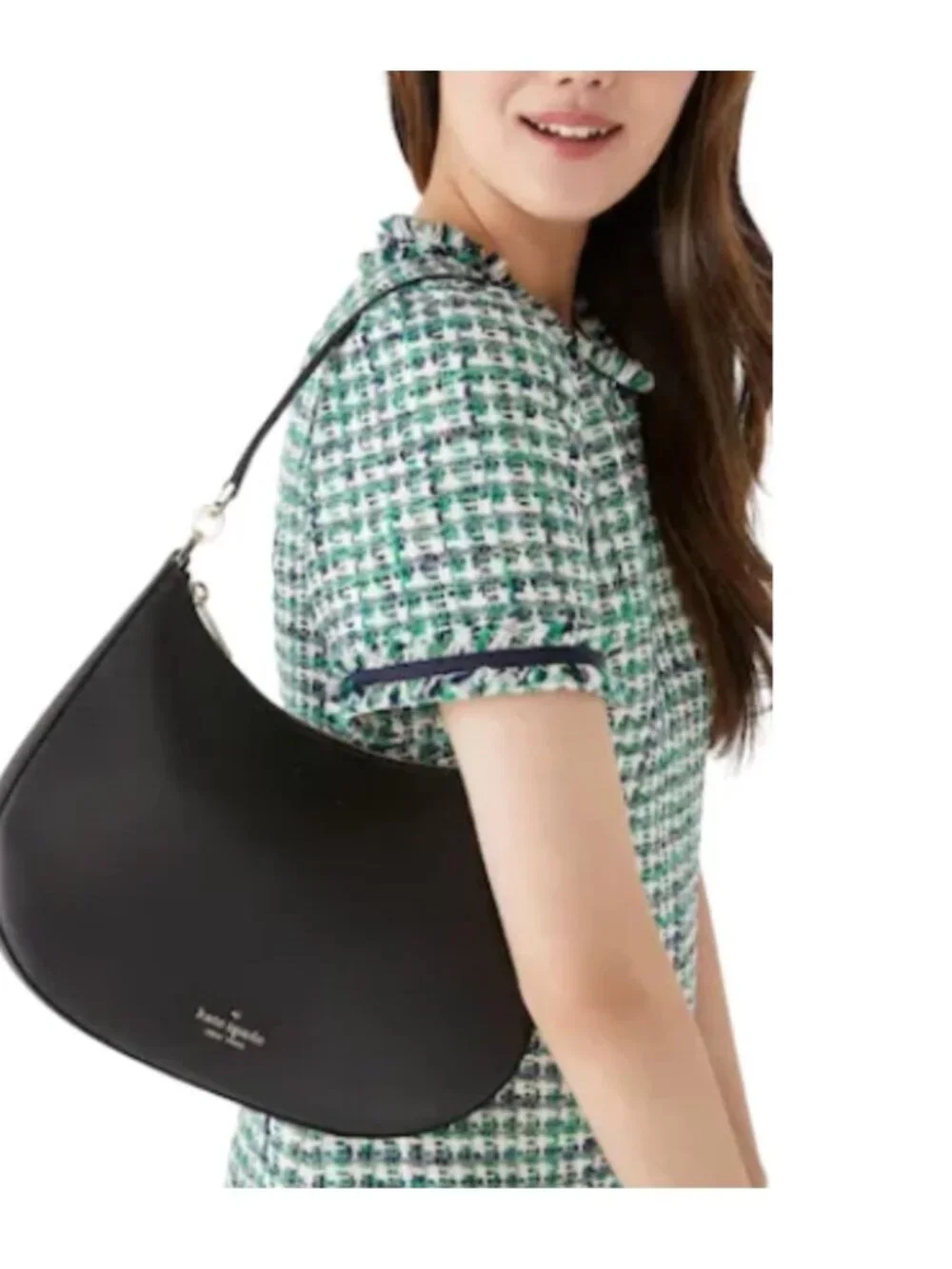 NEW Kate Spade Kristi Black Shoulder Bag with original brown dust bag